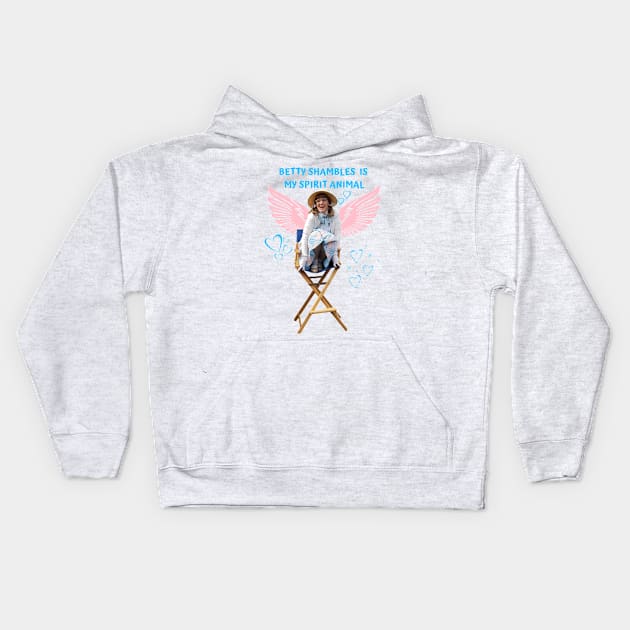 Betty Shambles Spirit Animal Kids Hoodie by KPUT Radio